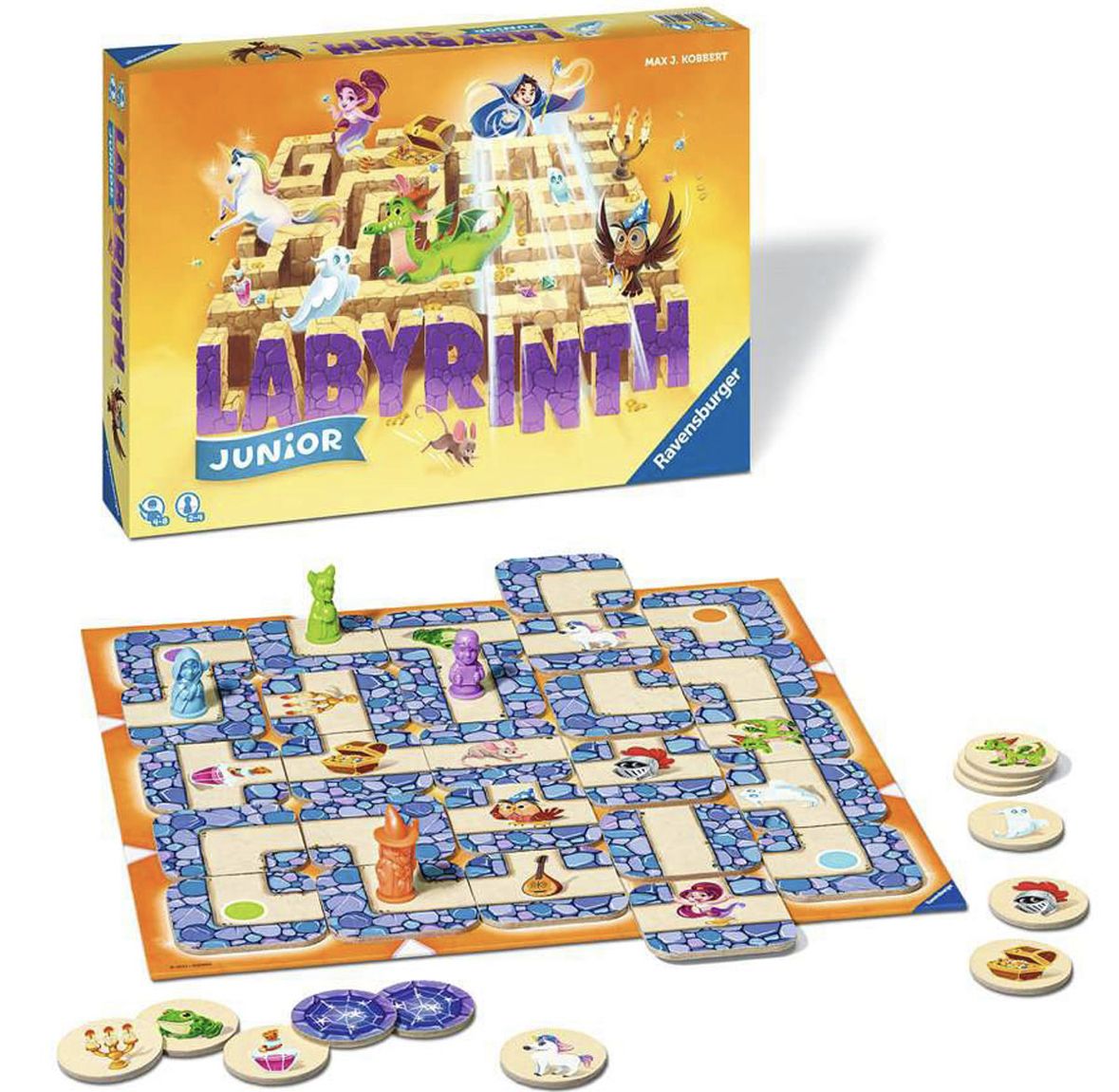 Настольная игра Ravensburger Лабиринт Юниор. Издание 2022 - купить с  доставкой по выгодным ценам в интернет-магазине OZON (889401059)