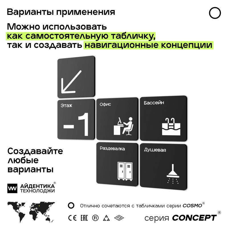 Только для персонала табличка. Табличка "служебное помещение". Этажные таблички с номером этажа. Не используется табличка.