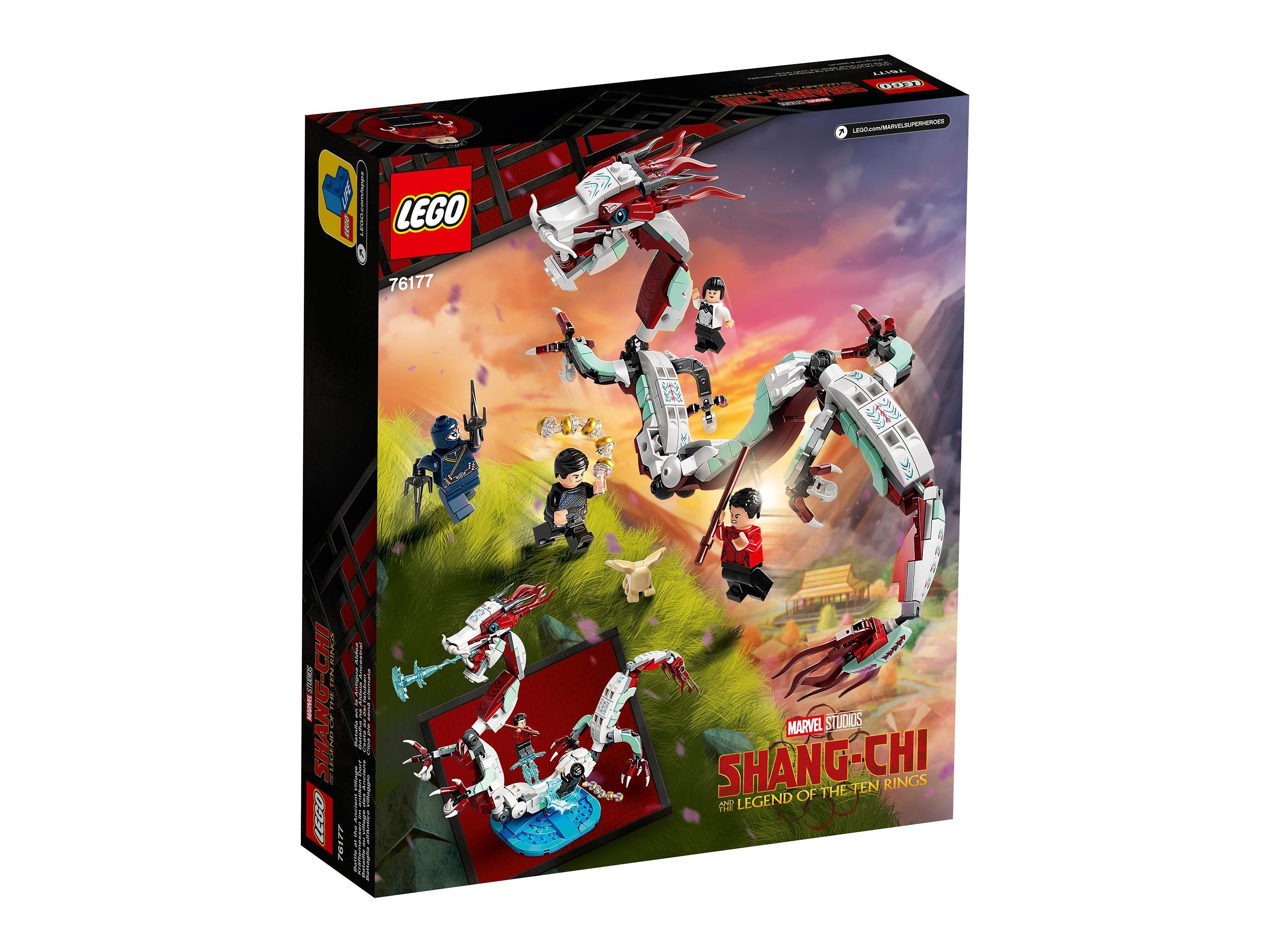 Битва конструкторов. Лего 76177. LEGO Shang chi 76176. Лего битва. Лего битва в древней деревне.