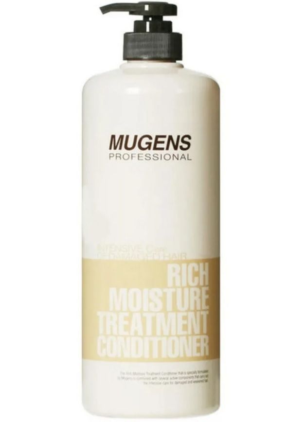 Welcos Mugens Увлажняющий кондиционер для волос Rich Moisture Treatment Conditioner, 1000мл