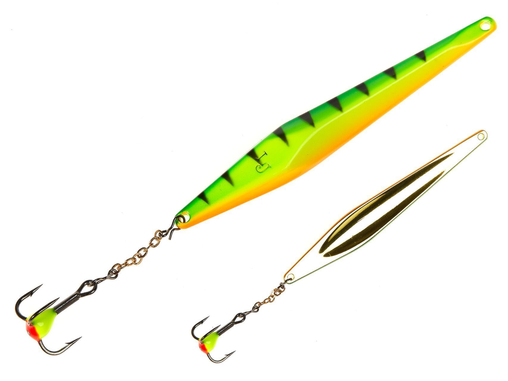 Блесна 75мм, 8,5гр, цвет (T) цепочка-тройник