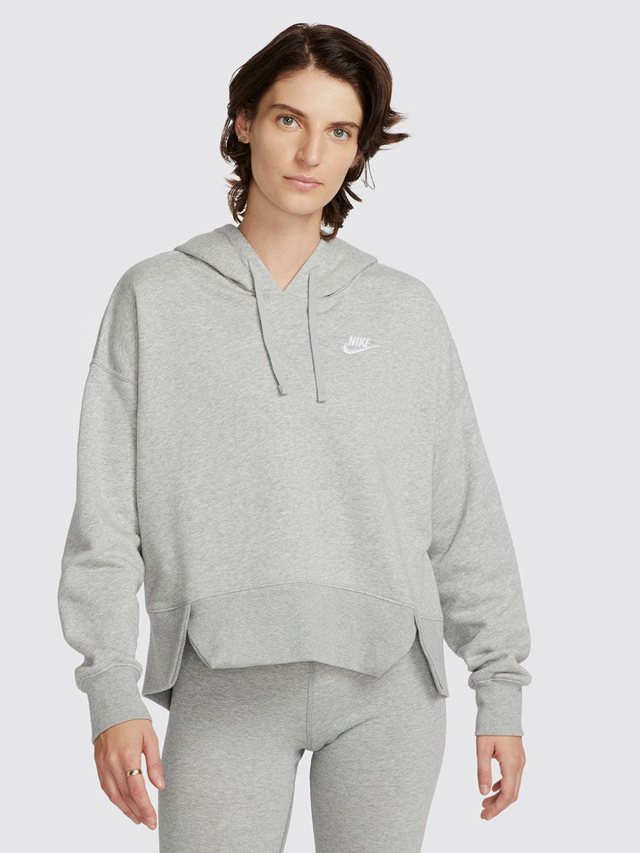 Nike nsw hoodie grey online