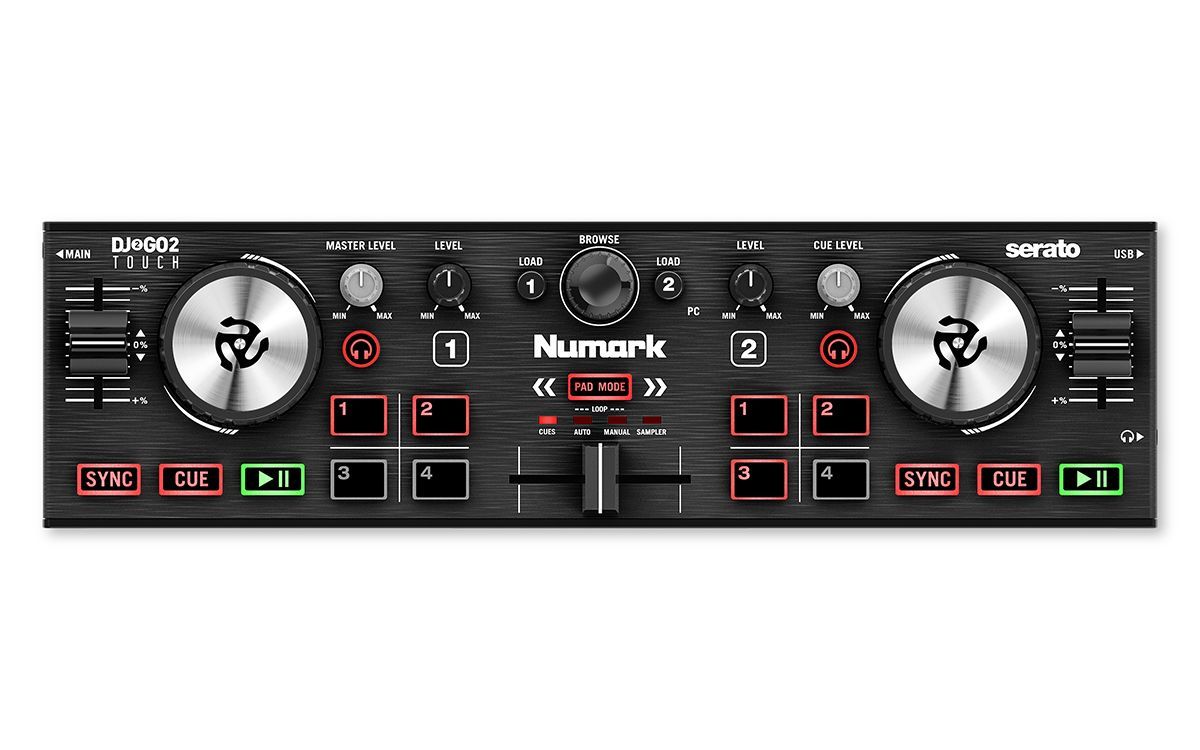 Numark DJ2GO2 TOUCH портативный DJ-контроллер