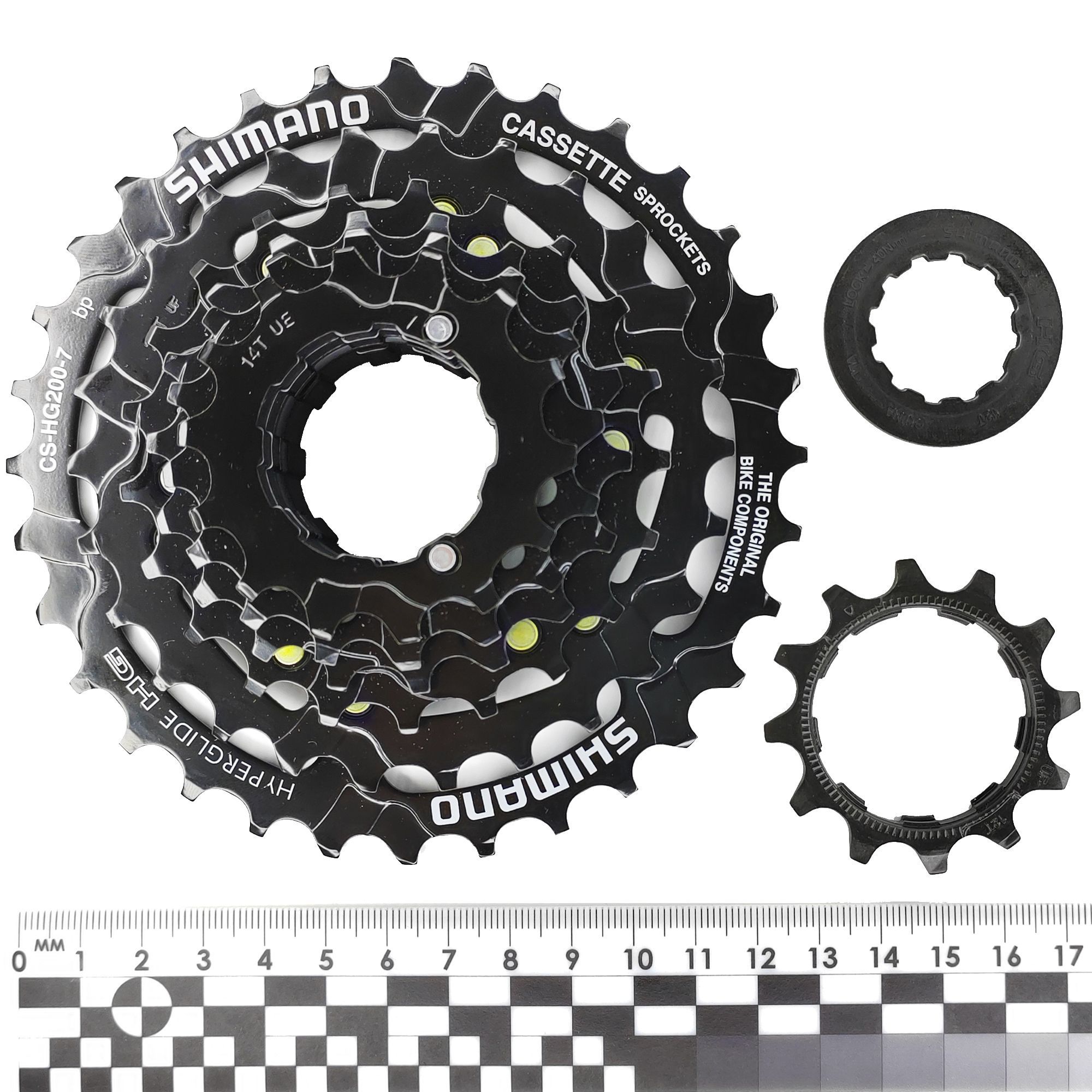 Shimano Кассета звезда задняя HG200, 7 скоростей, звезды 12-32, черная — Товары для велоспорта