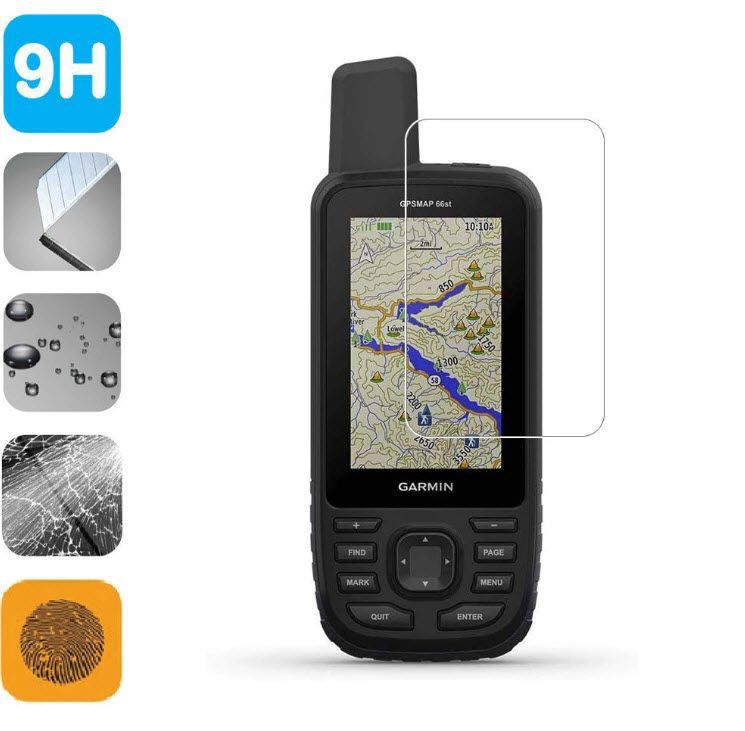 Закаленное стекло для защиты экрана навигатора Garmin GPSMAP 66 66s 66st 66i 67 67s 67st 67i