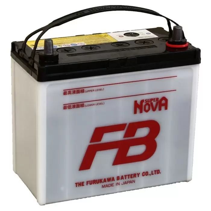 Аккумулятор Furukawa Battery FB SUPER NOVA 55B24L 45 А/ч 480 А обратная полярность, 236x126x227