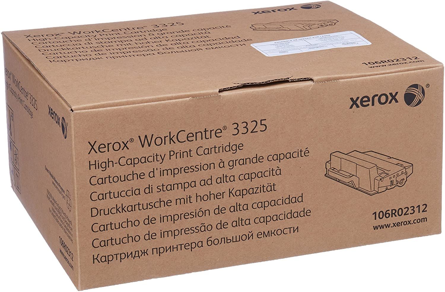 Картриджи xerox оригинал. Xerox 106r02312. Xerox 3325 картридж. Принт-картридж для Xerox WC 3325 MFP (106r02312). Тонер-картридж Xerox 106r02312.