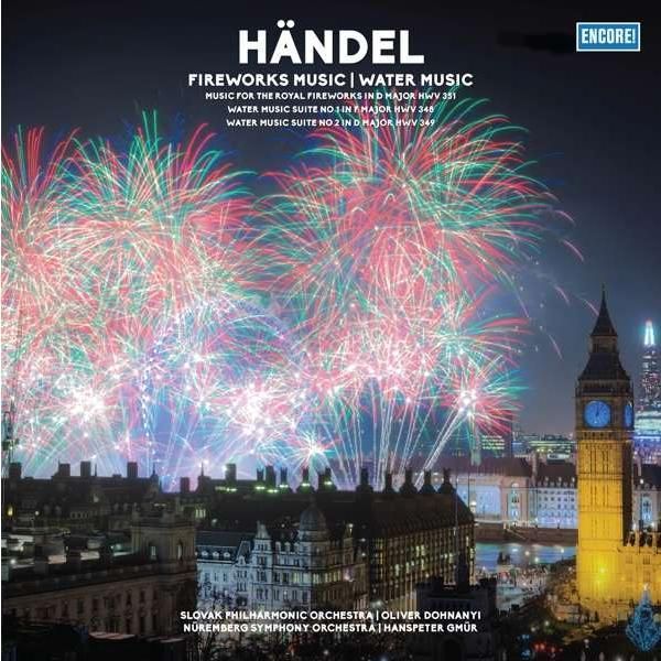 Музыкальный диск Handel Fireworks Music Water Music Symphony Orchestra (LP)