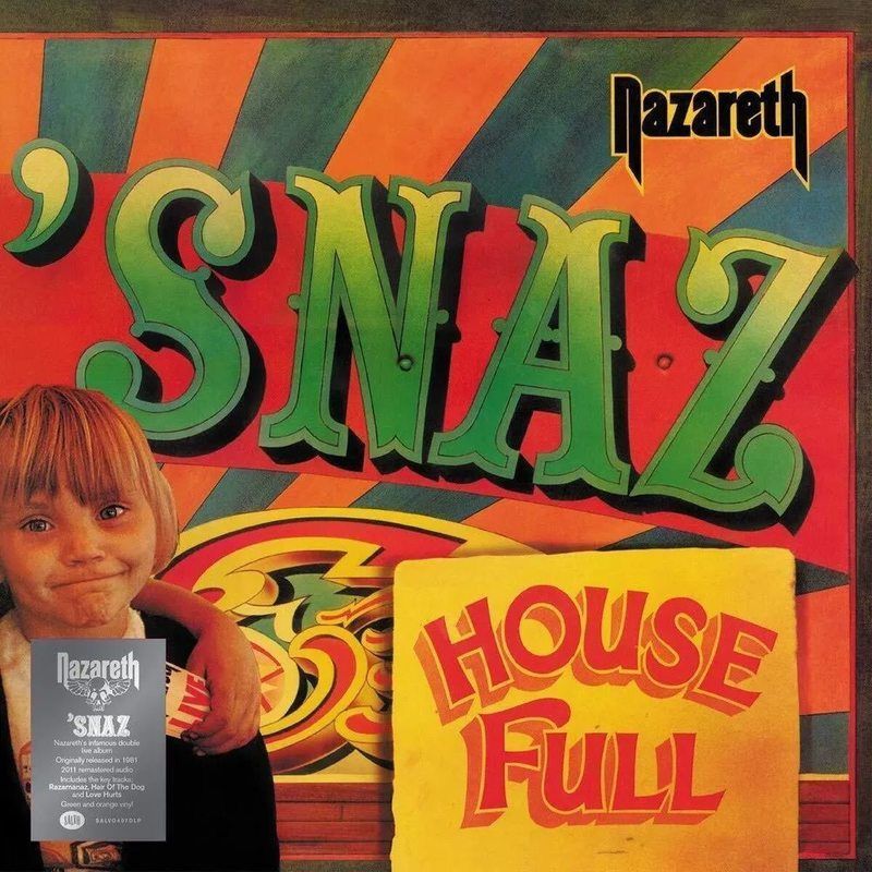 NAZARETH Snaz, 2 LP (Reissue, Green & Orange Vinyl)