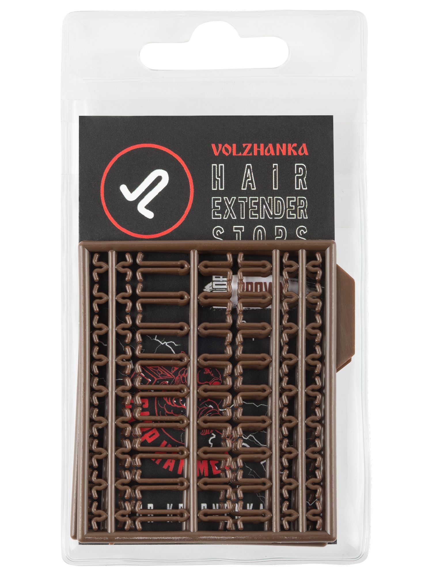 Carp Hammer Стопора для бойлов "Volzhanka Hair Extender Stops " цвет Brown (2шт/уп)