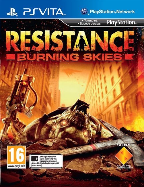 Игра Resistance: Burning Skies (PlayStation Vita, Русская версия)