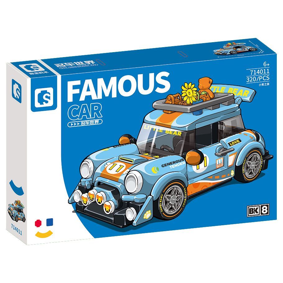 Конструктор SEMBO Famous Car: The Little Bear (открываются двери), 320 дет.  (714011) - купить с доставкой по выгодным ценам в интернет-магазине OZON  (1015166984)