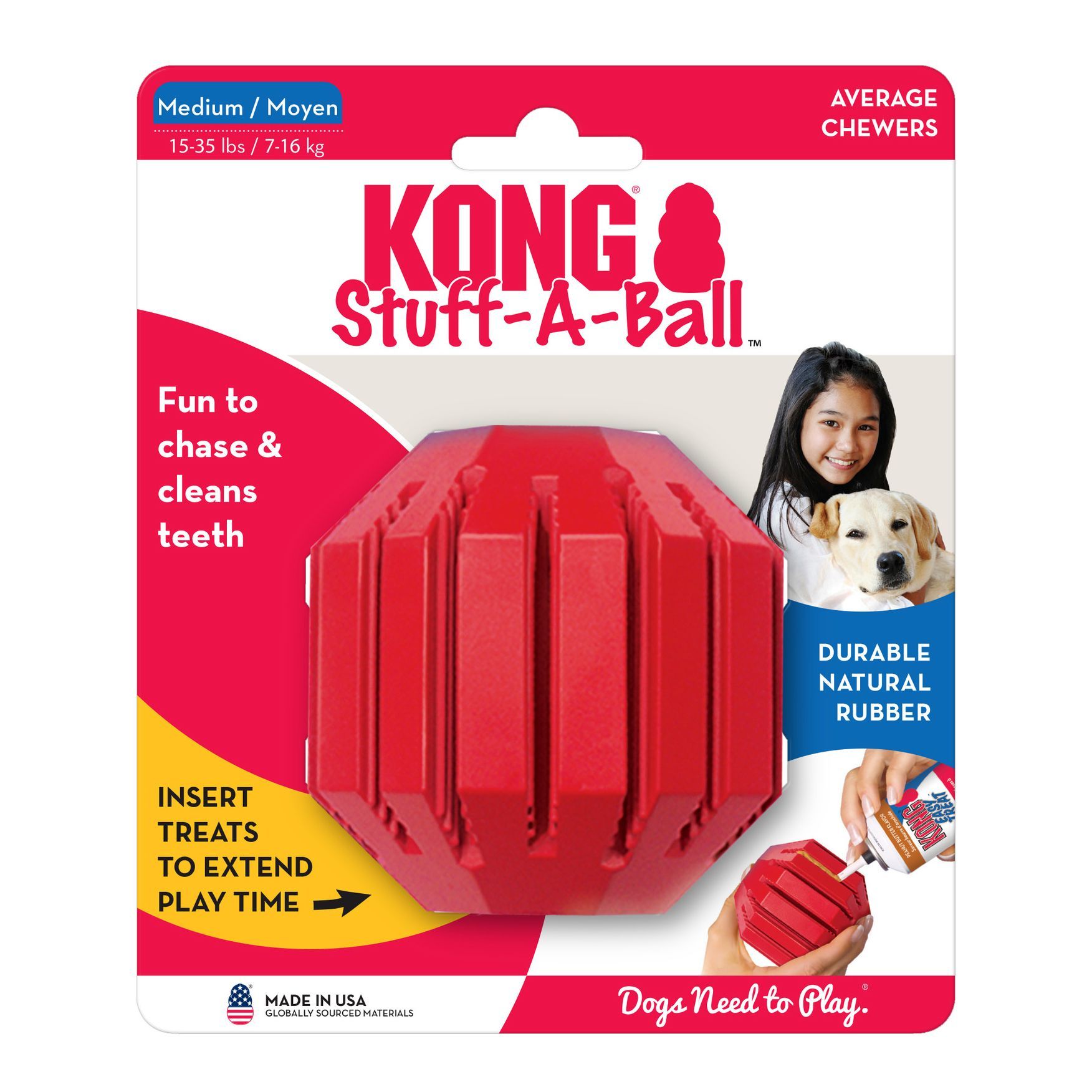 KONG Stuff A Ball 7 OZON 1016235406