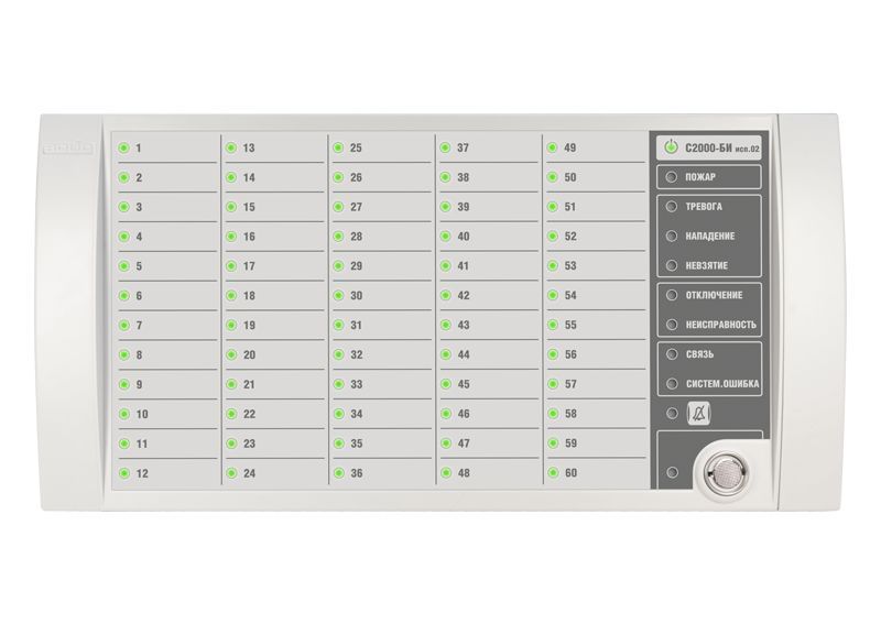 Блок индикации С2000-БИ исп.02
