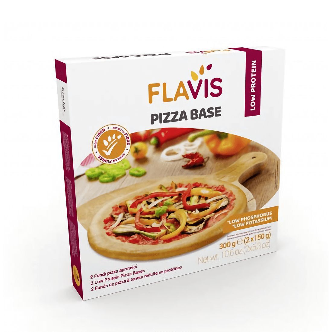 Основы для пиццы с низким содержанием белка Pizza Base, т.м. FLAVIS, 300 г  - купить с доставкой по выгодным ценам в интернет-магазине OZON (1025241715)