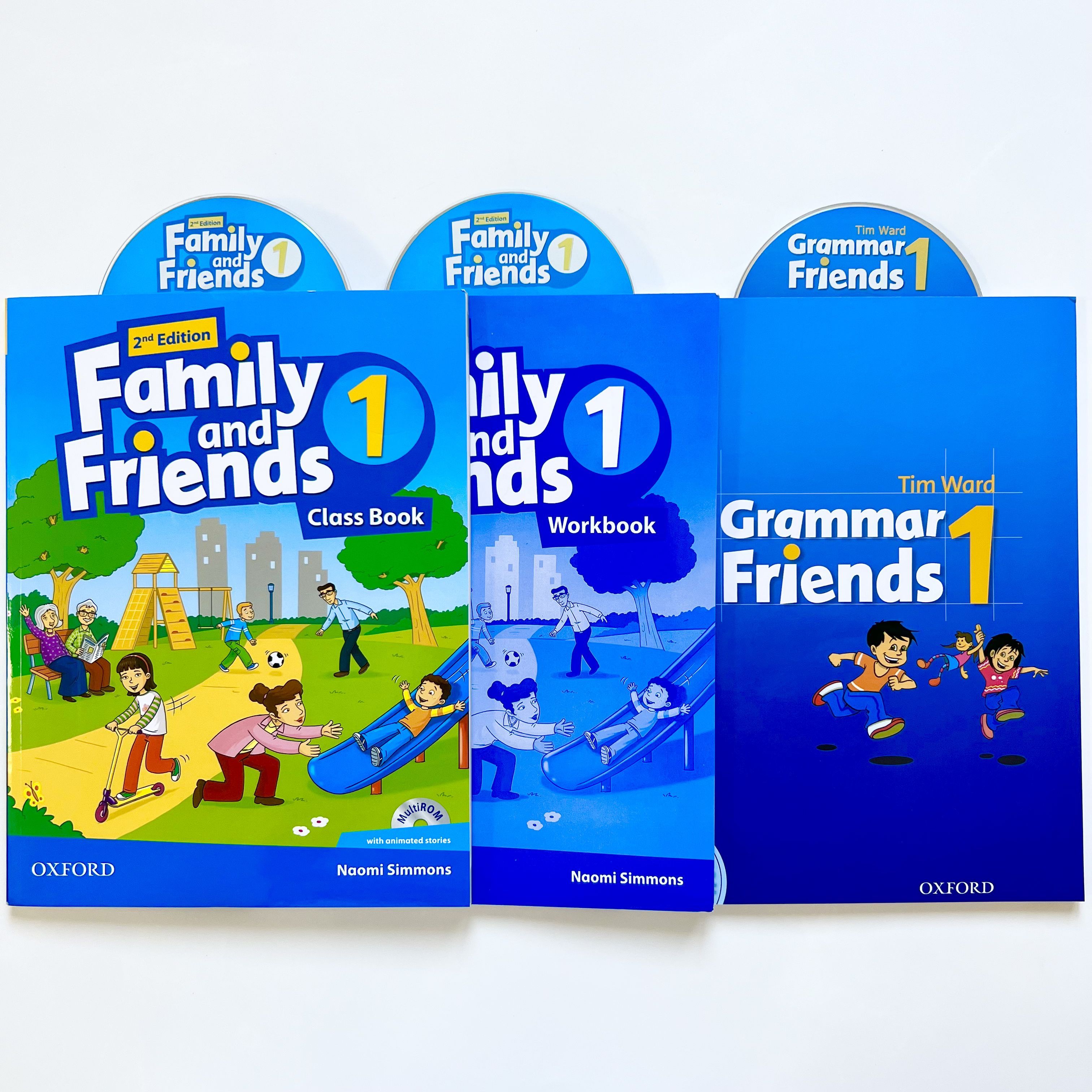 Family and Friends 1 (2nd edition) Class Book + Workbook + Grammar friends 1  + CD | Симмонс Наоми - купить с доставкой по выгодным ценам в  интернет-магазине OZON (1030702414)