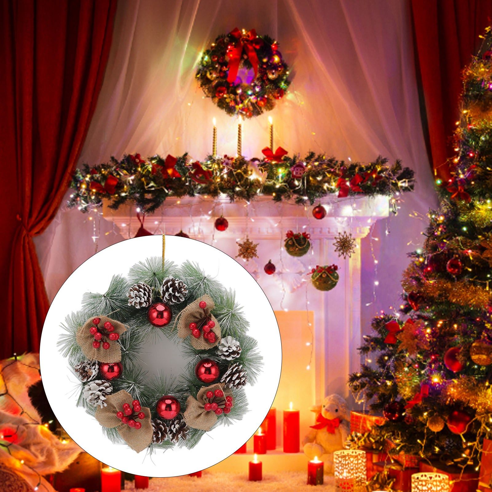 Рождественские гирлянды-блесток-дизайн-в-Джон-Льюис