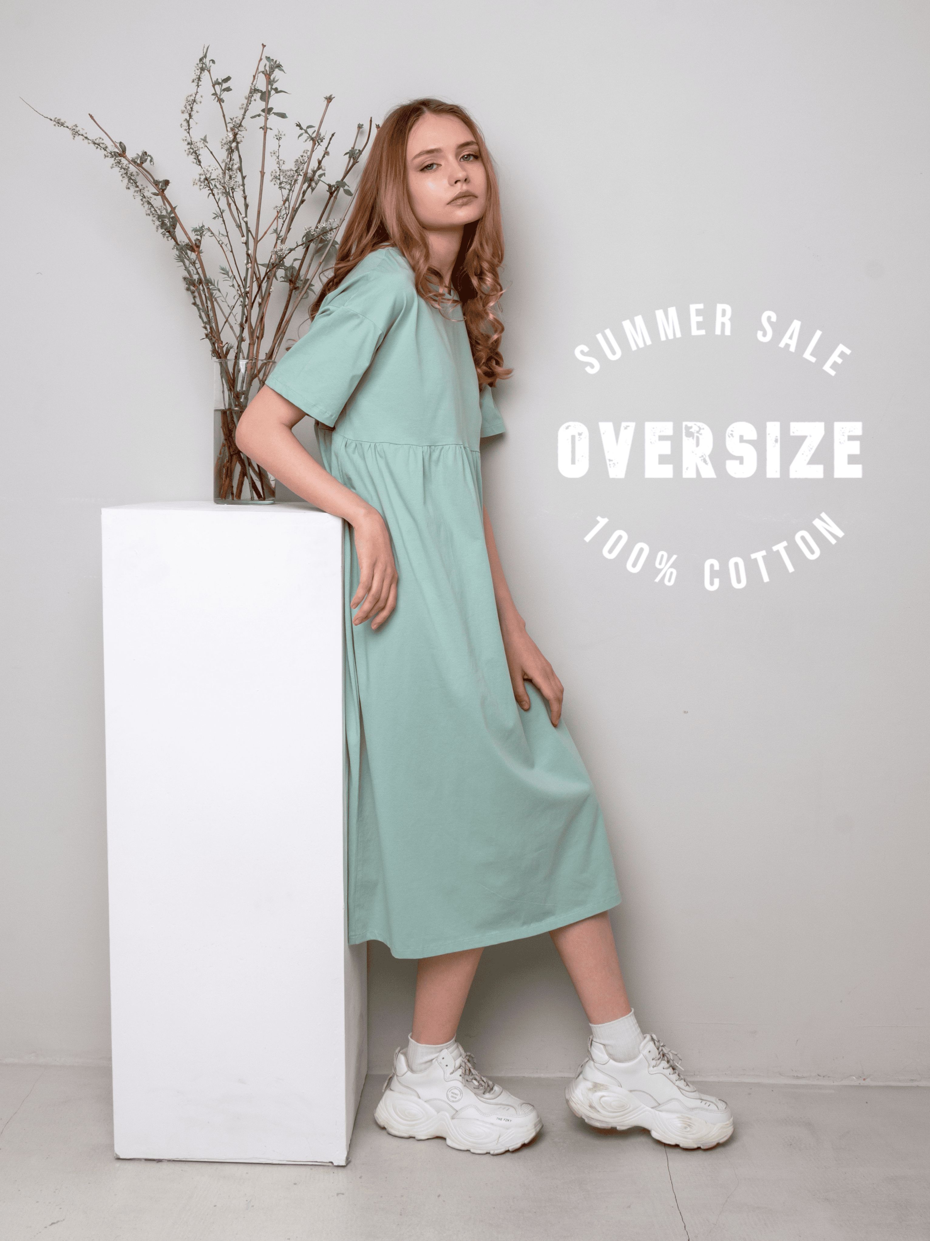 Платье женское oversize