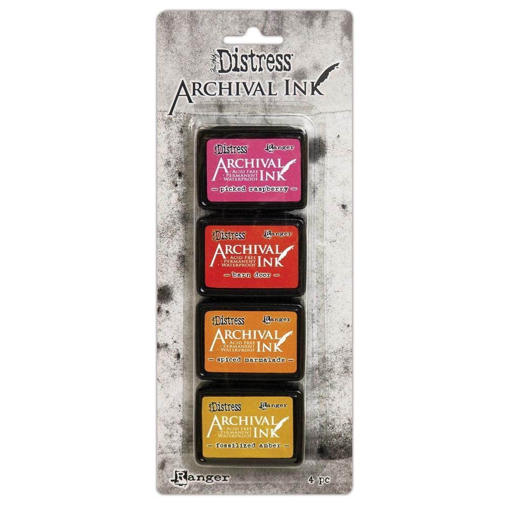 Набор штемпельных подушечек Tim Holtz Distress Archival Mini Ink Kit 1