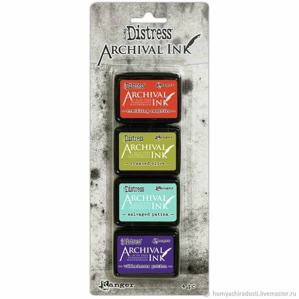 Набор штемпельных подушечек Tim Holtz Distress Archival Mini Ink Kit 5