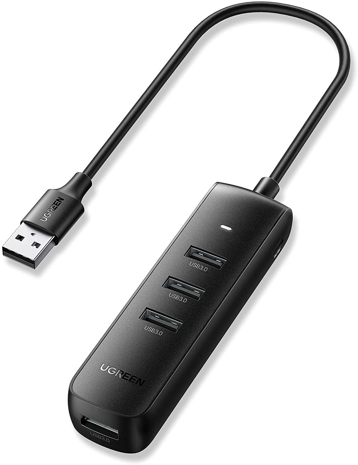 USB концентратор 4 в 1 Ugreen (хаб), 4 x USB 3.0, 5Gbps, 0.25м (10915)