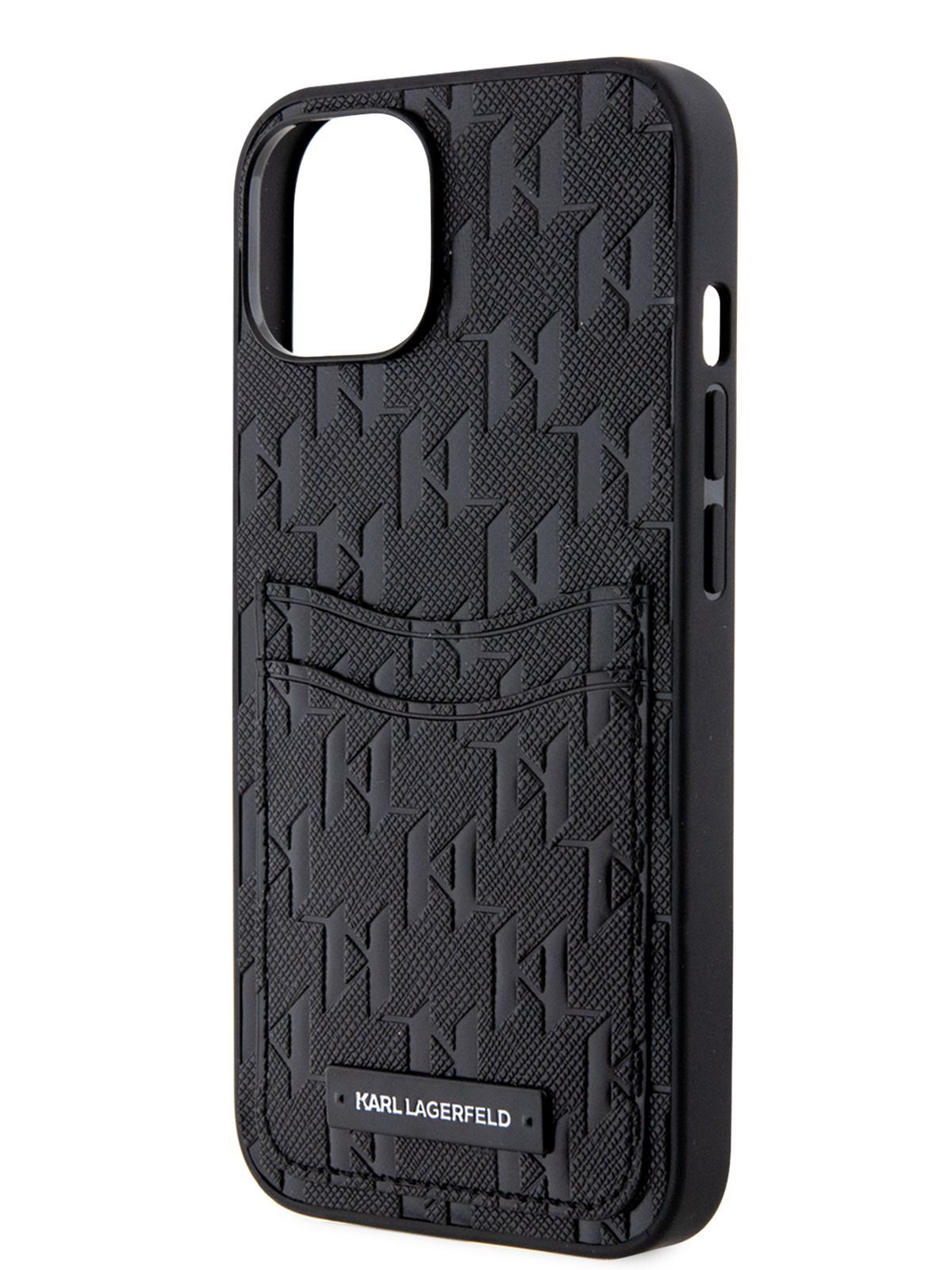 Чехол Karl Lagerfeld PU Saffiano Cardslot на Apple iPhone 14 / для Айфон 14  из экокожи, с картхолдером, с тиснением Monogram, черный - купить с  доставкой по выгодным ценам в интернет-магазине OZON (1051205061)