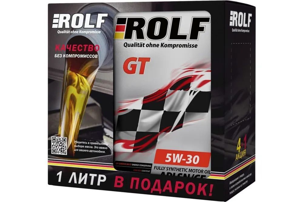 Rolf gt 5w 30 sn. Rolf gt 5w30 SN/CF. Rolf gt 5w-30 API SN/CF 4л. Масло Rolf 5w50 OZON. Моторное масло 4+1 в промокоробе.