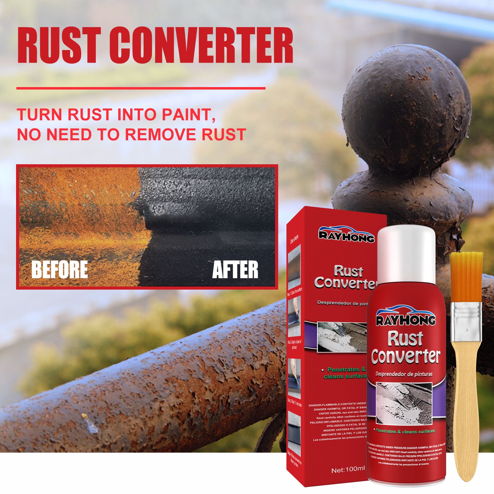 Water based metal rust remover фото 63