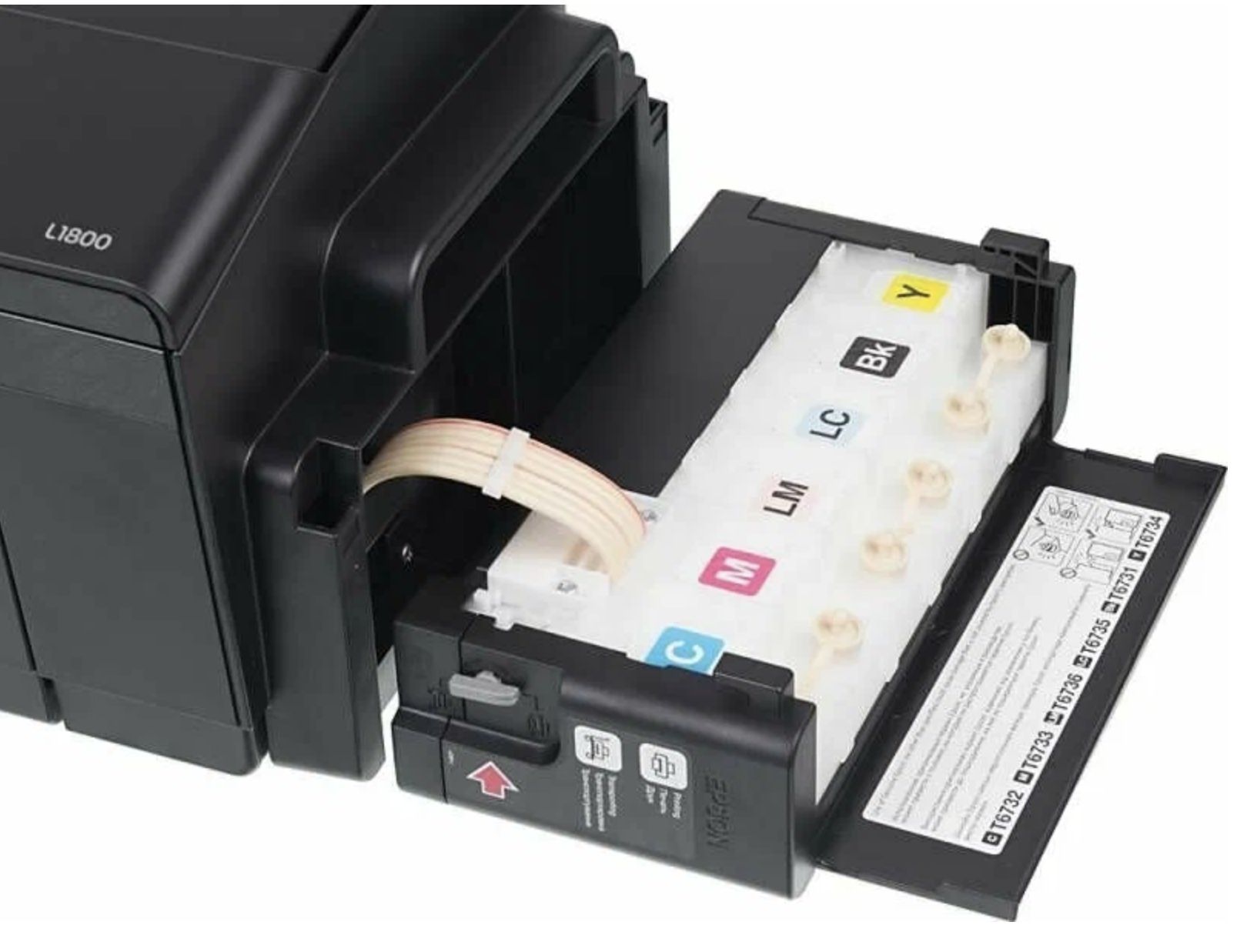 Принтер epson кнс. Принтер струйный Epson l1800. Принтер Epson а3 l1800. Epson l1800 СНПЧ. Принтер Epson l1800, черный.