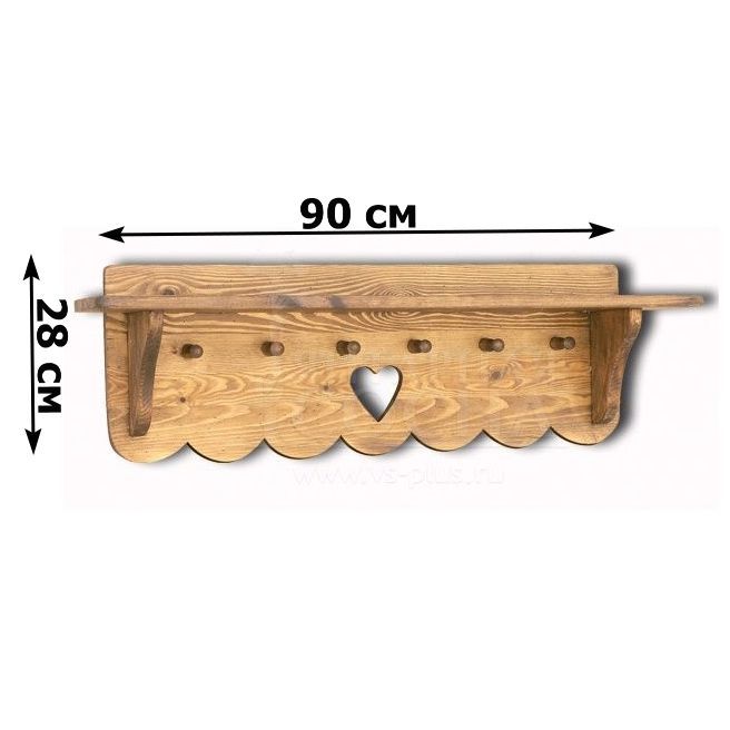 Вешалка в прихожую сосна