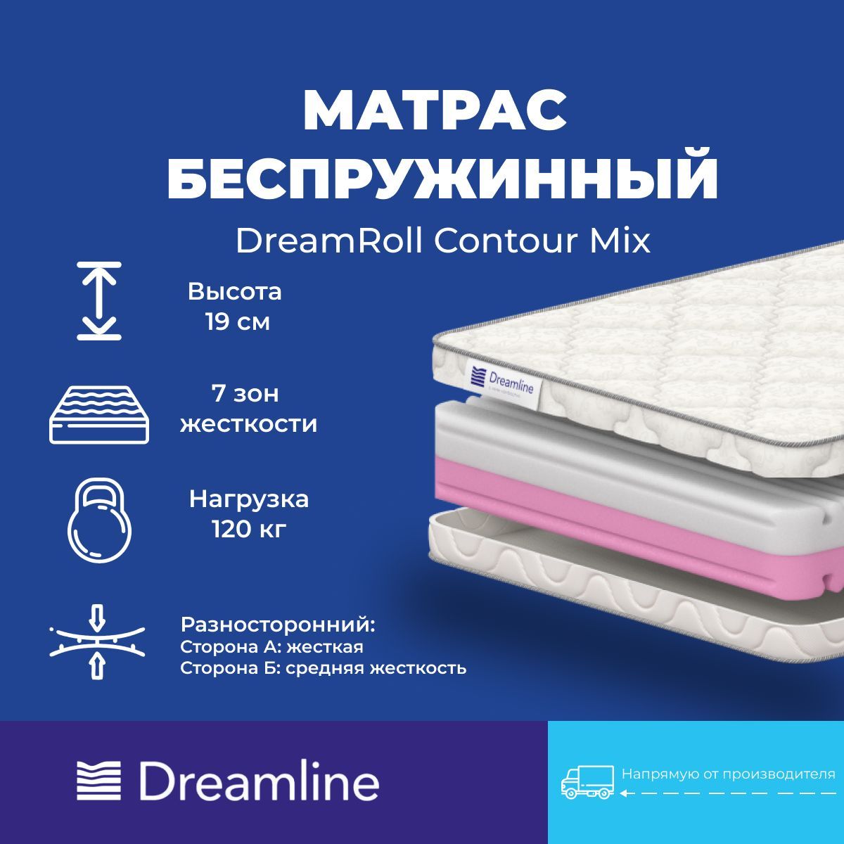 Матрас дримлайн dreamroll