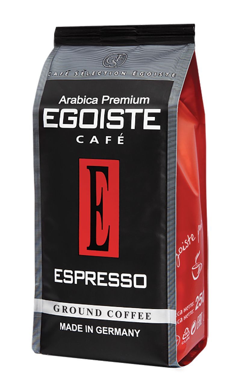 EGOISTEКофемолотыйEspresso,250г/