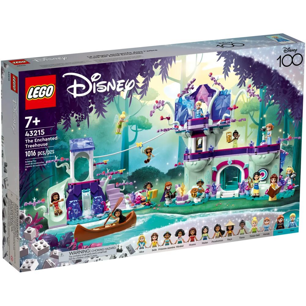 LEGO Disney Princess Frozen Заколдованный домик на дереве 43215 - купить с  доставкой по выгодным ценам в интернет-магазине OZON (1072563450)