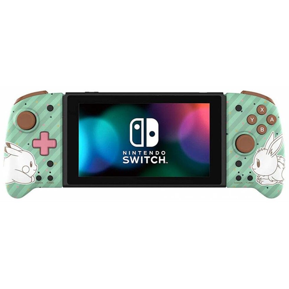Геймпад HORI Split Pad Pro Pikachu Pikachu Eevee для Nintendo Switch (зелёный)