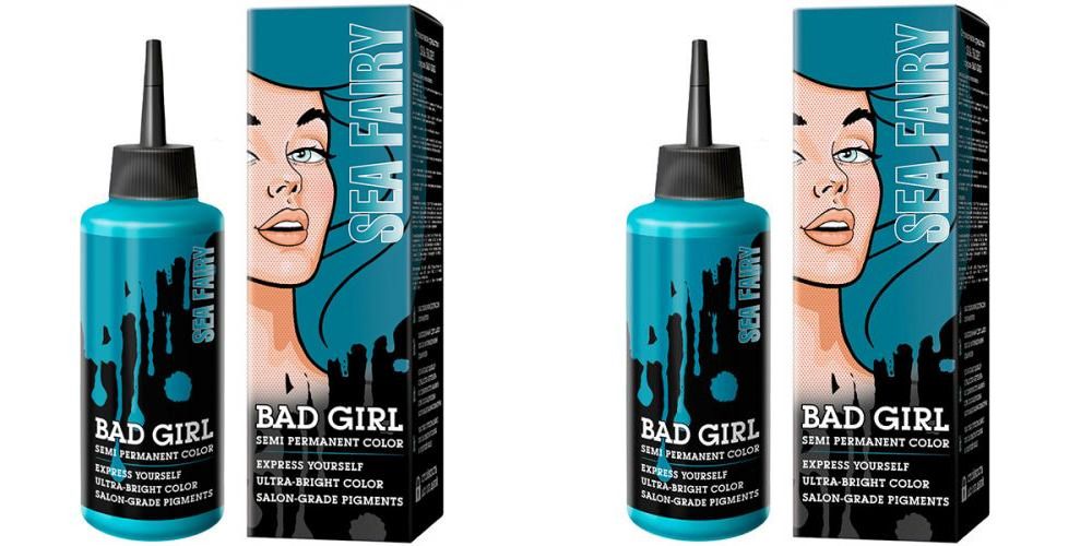 Бальзам пигмент для волос. Bad girl оттеночное средство. Бэд герл оттеночное средство для волос серый. Бэд гел Тревел версия фото.