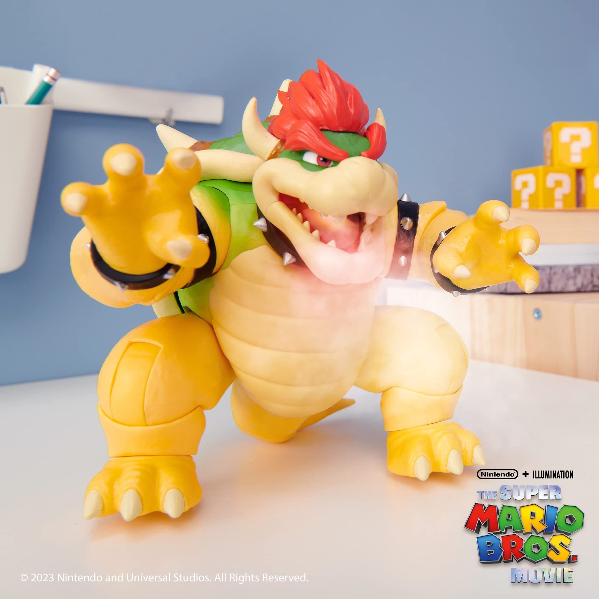 Экшн-фигурка аниме Jakks Mario Bros Super Mario Brothers Big Movie 2  Browser Action Figure with Fire Breathing Effects - купить с доставкой по  выгодным ценам в интернет-магазине OZON (1091730557)