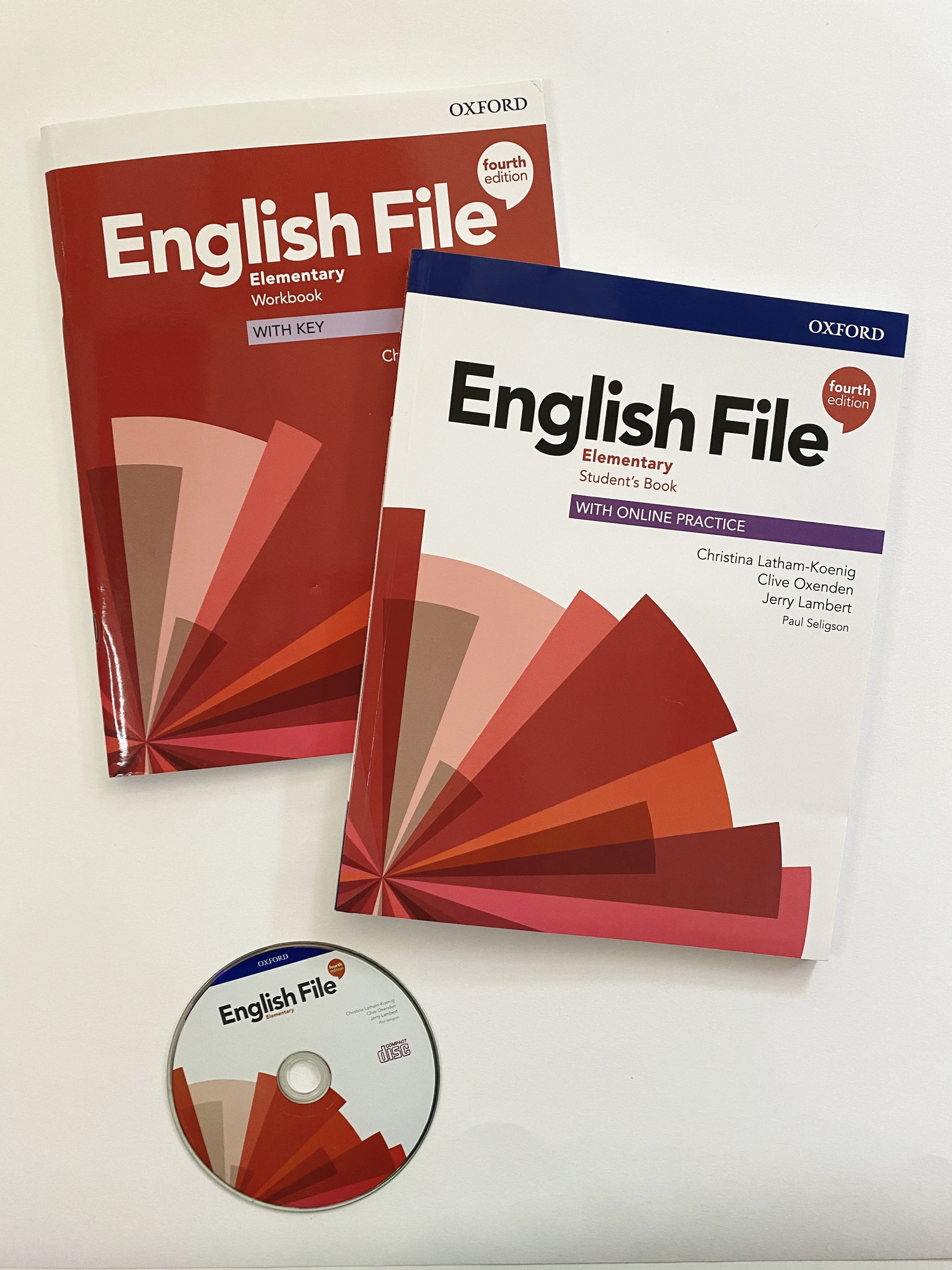 English File (4th edition) Elementary Учебник+Тетрадь+CD - купить с  доставкой по выгодным ценам в интернет-магазине OZON (891440227)