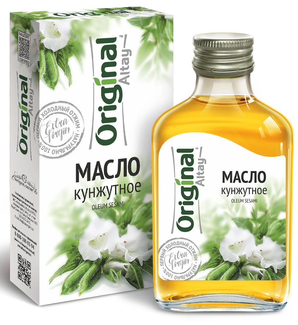 Масло Кунжутное 100 мл. Organic Altay. Original Altay. Специалист