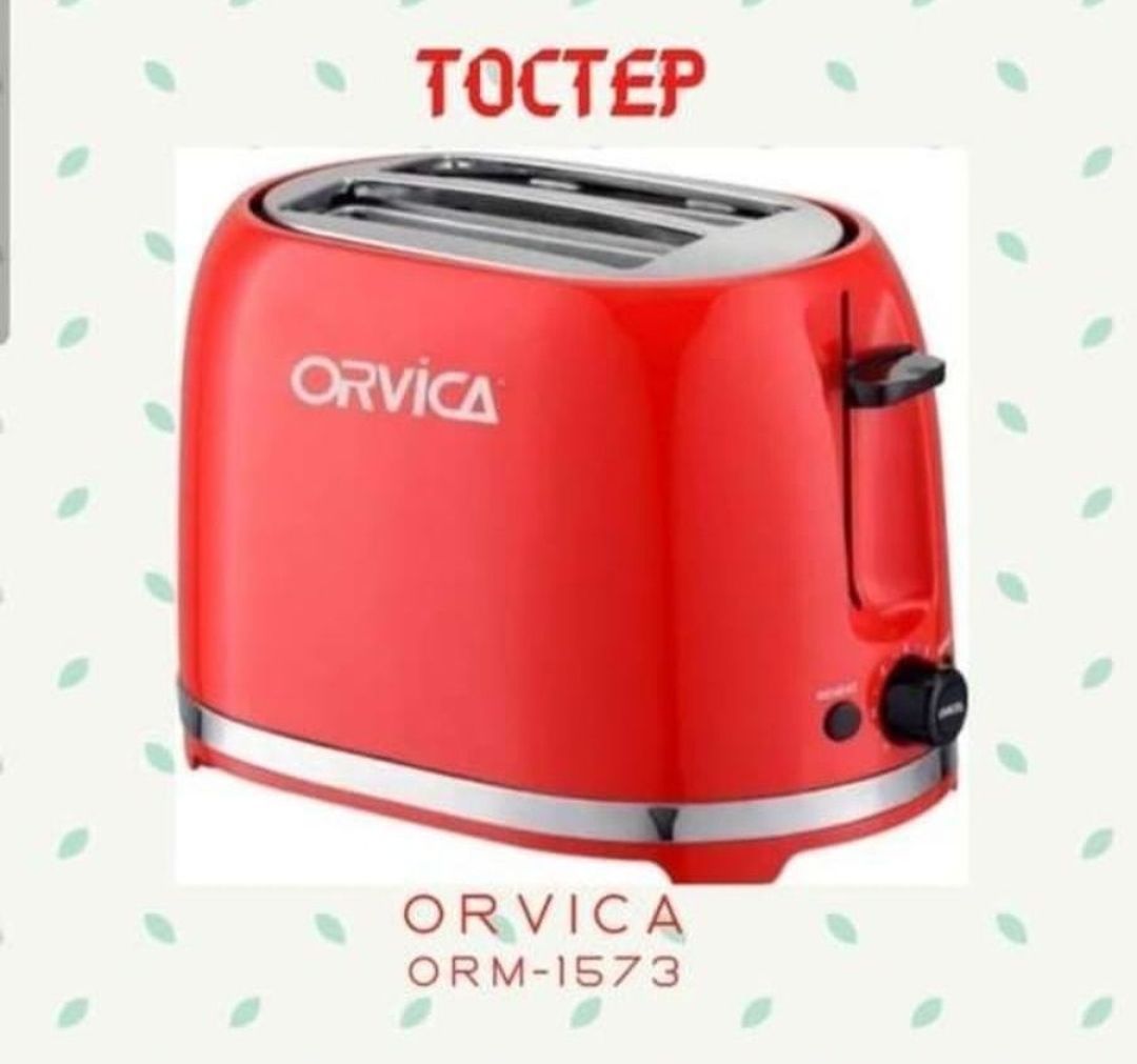 ORVICA Тостер 1573 850 Вт тостов 2, красный купить на OZON по