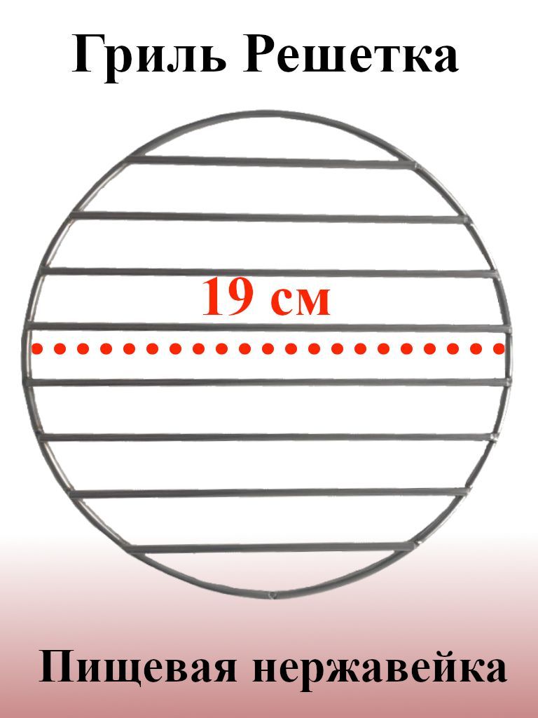 Грильрешеткакруглаянержавейкапищевая