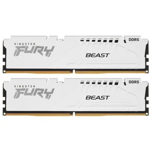 KingstonFuryОперативнаяпамятьBeastWhiteDDR55600МГц2x16ГБ(KF556C40BWK2-32)