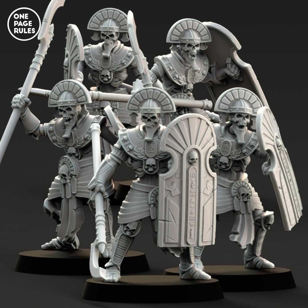 Warhammer Fantasy Tomb Kings Royal Spear Guard/ Набор фигурок для Warhammer  Цари гробниц Королевская Стража с копьями