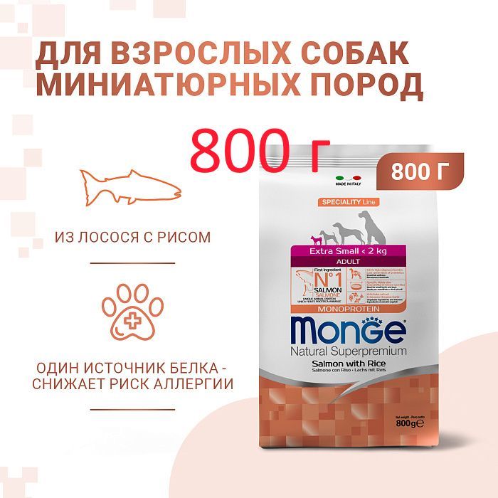 Monge для собак миниатюрных пород