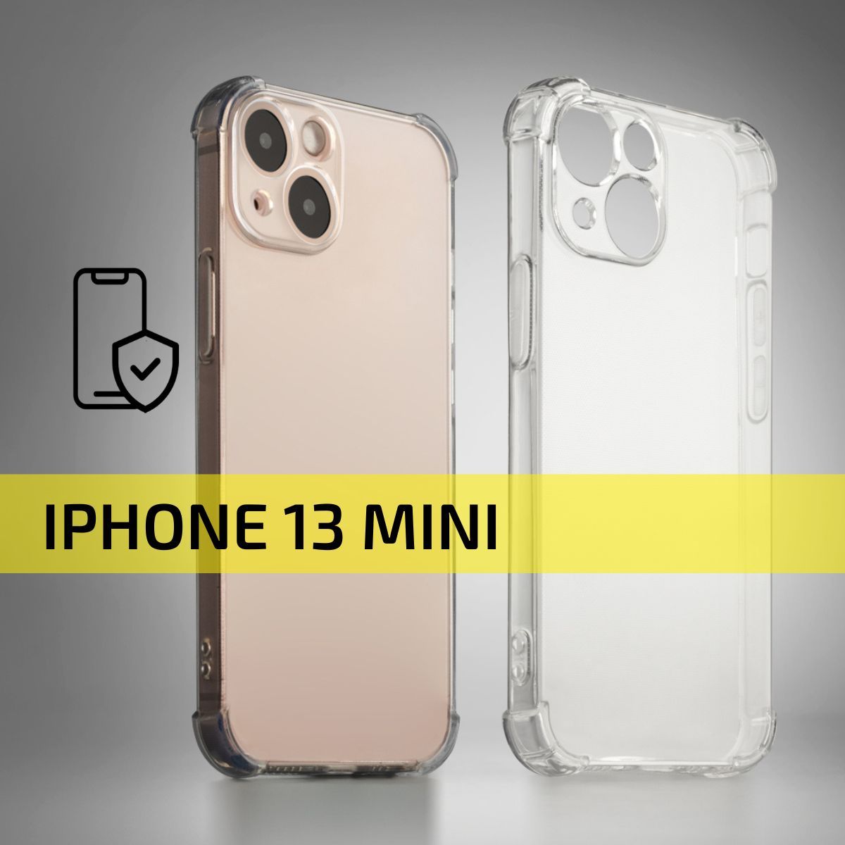 Чехол на Айфон 13 мини / iPhone 13 Mini чехол / силиконовый прозрачный с  защитой камер - купить с доставкой по выгодным ценам в интернет-магазине  OZON (406752623)