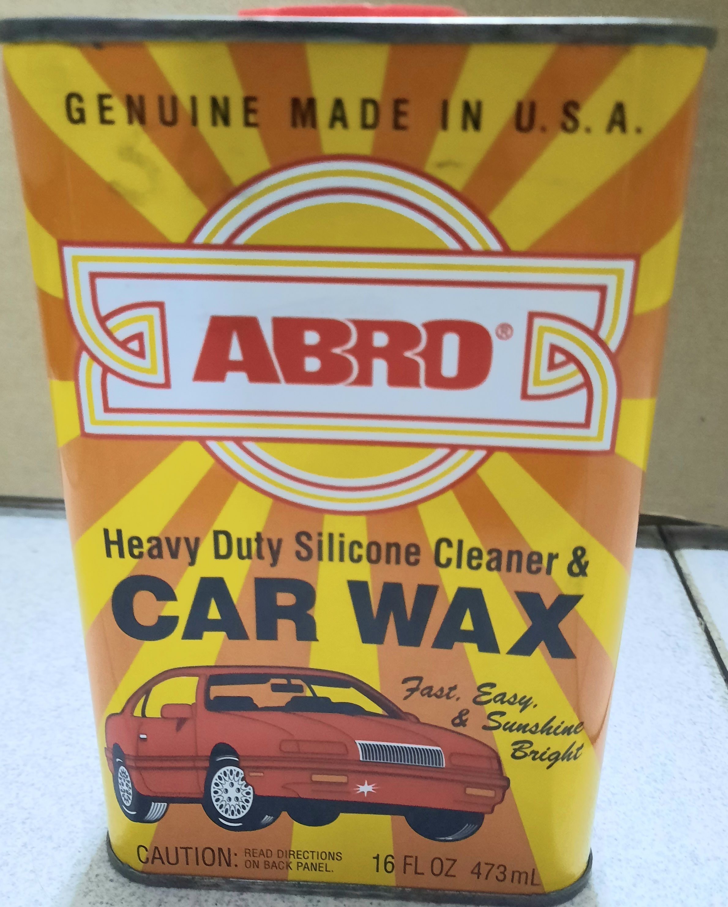 Полироль Воск CAR WAX ABRO