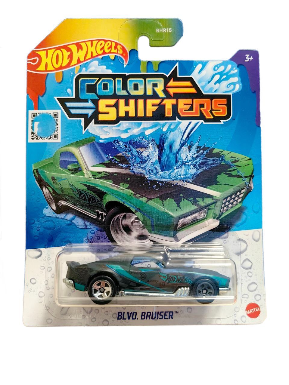 Машинка Hot Wheels Color Shifters меняющая цвет BLVD. Bruiser CFM37 / BHR15