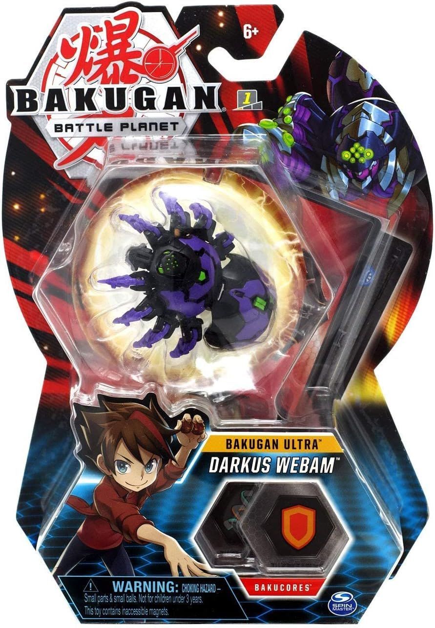 Фигурка-трансформер Bakugan Ultra Darkus Webam Spin Master - купить с  доставкой по выгодным ценам в интернет-магазине OZON (1168635322)