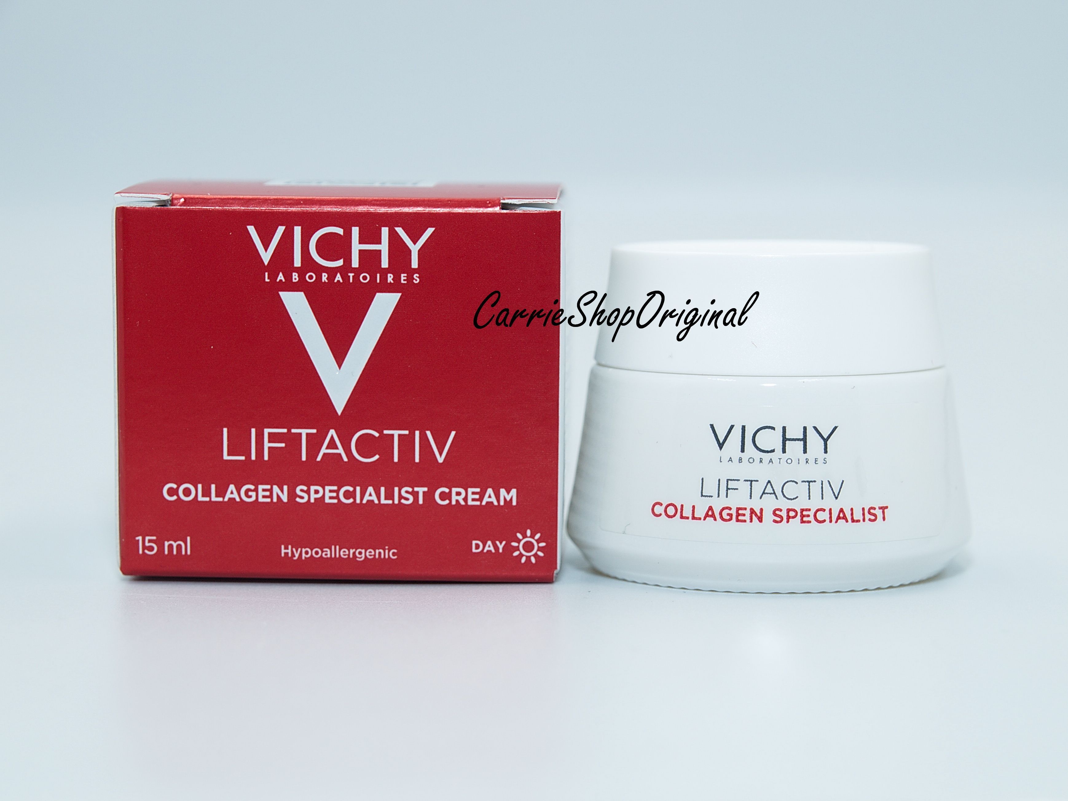 Vichy Liftactiv Collagen Specialist антивозрастной ДНЕВНОЙ крем для лица 15  мл - купить с доставкой по выгодным ценам в интернет-магазине OZON  (823649185)