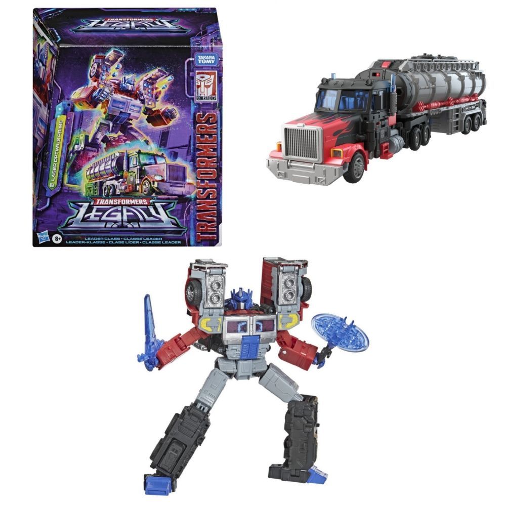 Hasbro Игрушки-трансформеры Generations Legacy серии Leader class G2  Universe Laser Optimus Prime 7-дюймовые F3061 - купить с доставкой по  выгодным ценам в интернет-магазине OZON (1196605530)