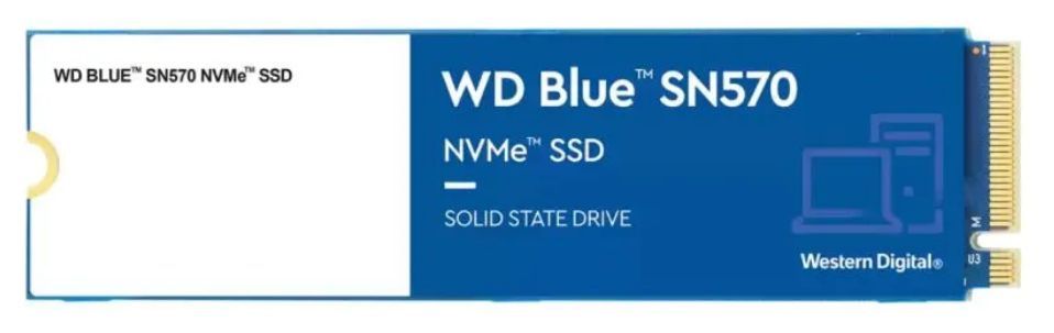 WesternDigital1ТБВнутреннийSSD-дискSN570(WDS500G3B0C)